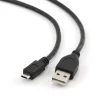 Кабель Cablexpert USB - micro USB V 2.0 (M/M), 1 м, чорний (CCP-mUSB2-AMBM-1M) - 1